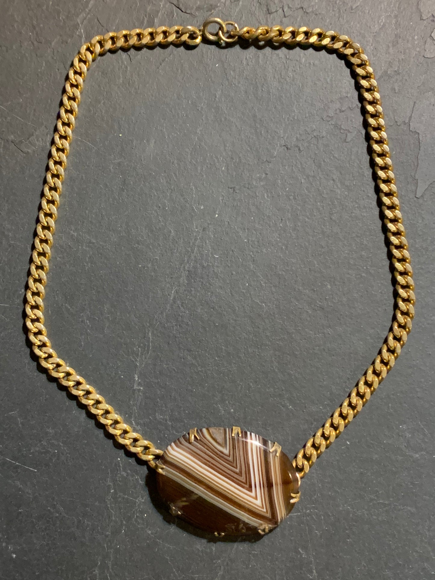 Choker en Agate du Botswana - blissparis