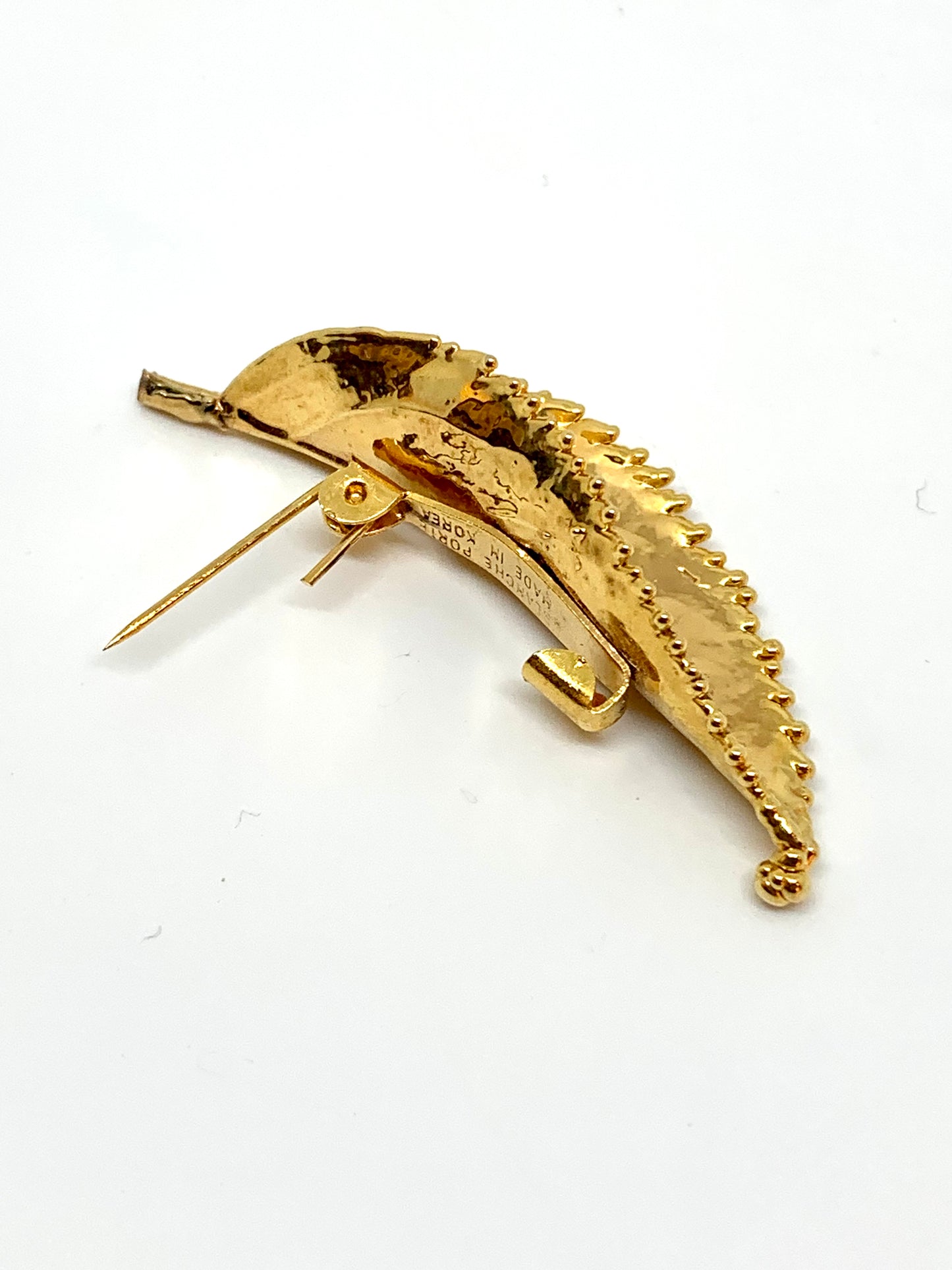Broche Vintage en feuille - blissparis