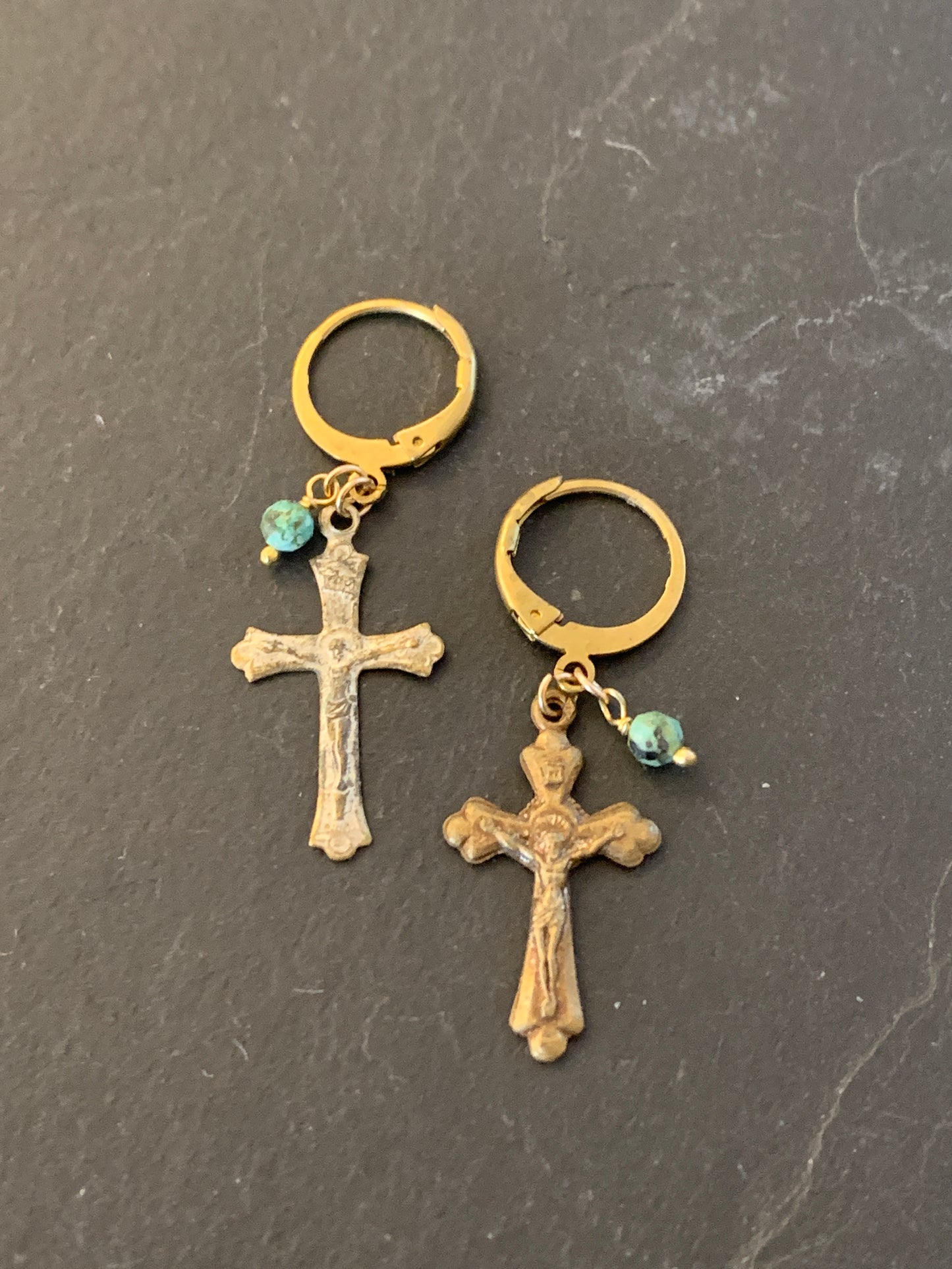 Mini créoles et croix - blissparis