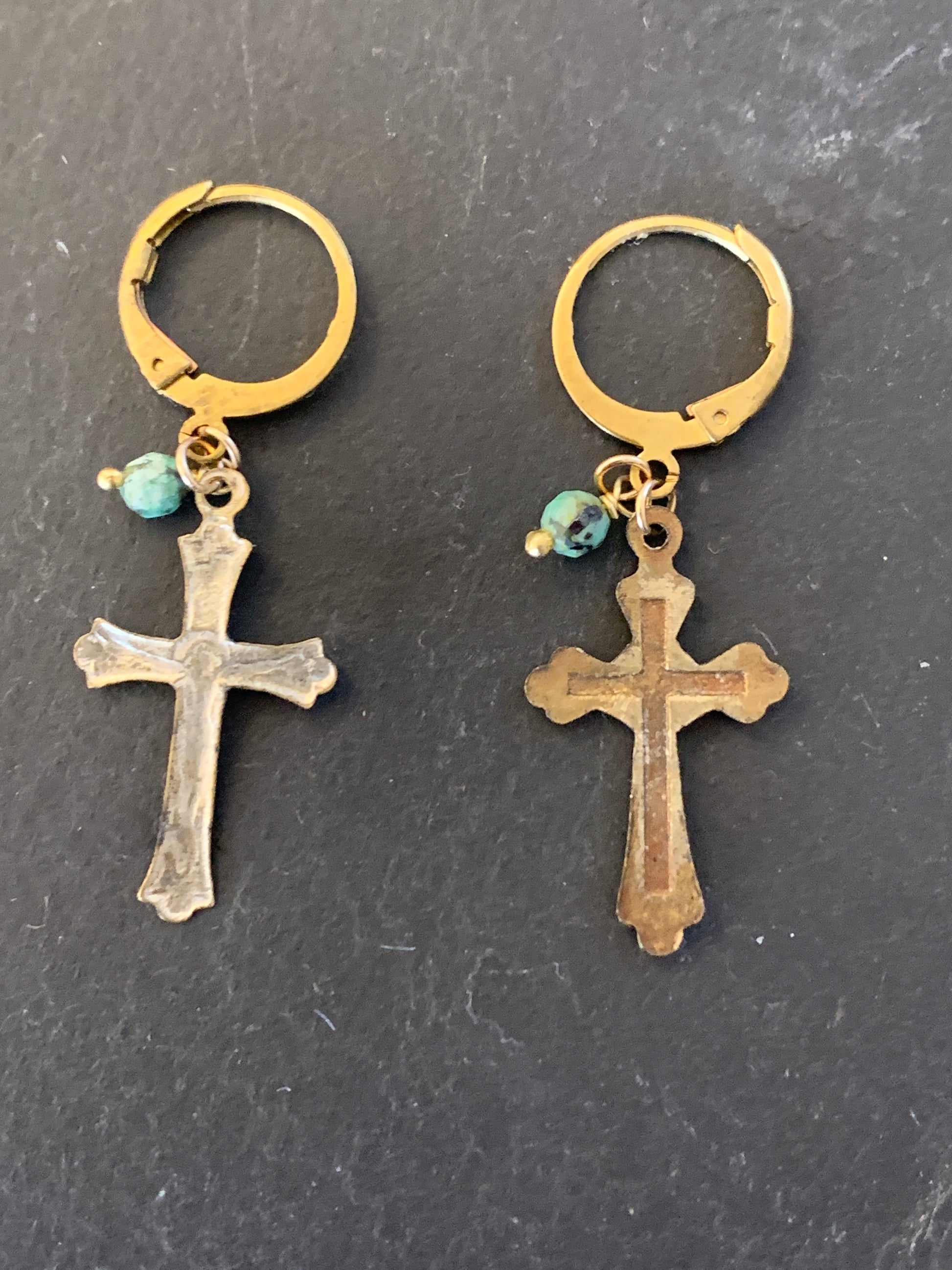 Mini créoles et croix - blissparis